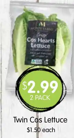 Spudshed Twin Cos Lettuce offer