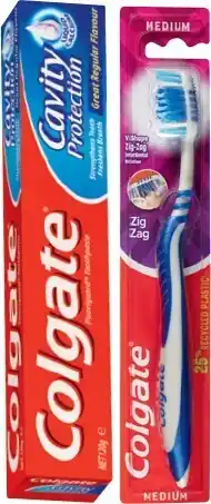 IGA Colgate Toothpaste 110-120g or Zig Zag Toothbrush 1 Pack Selected Varieties offer