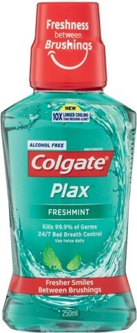 IGA Colgate Plax Freshmint Mouthwash 250mL offer