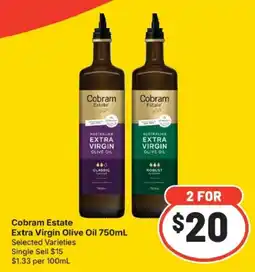 IGA Cobram Estate Extra Virgin Olive Oil offer