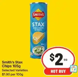 IGA Smith's Stax Chips offer