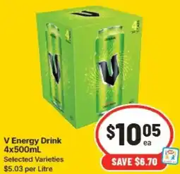 IGA V Energy Drink offer