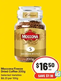 IGA Moccona Freeze Dried Coffee offer