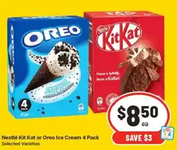 IGA Nestlé Kit Kat or Oreo Ice Cream offer