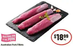 IGA Australian Pork Fillets offer