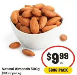 IGA Natural Almonds offer