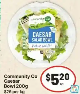 IGA Community co caesar bowl offer