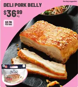 IGA Deli pork belly offer