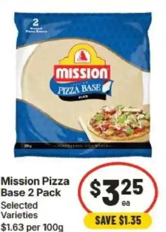 IGA Mission Pizza Base offer