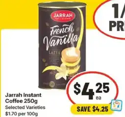 IGA Jarrah Instant Coffee offer