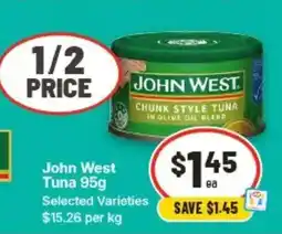 IGA John West Tuna offer