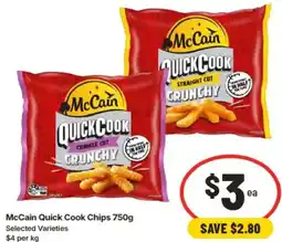 IGA McCain Quick Cook Chips offer