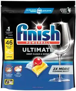IGA Finish Ultimate Dishwashing Tablets Lemon offer