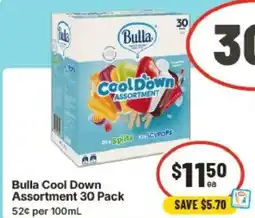 IGA Bulla Cool Down Assortment offer