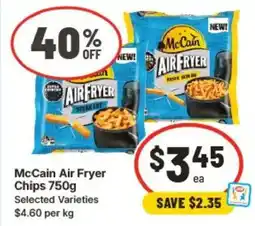 IGA McCain Air Fryer Chips offer