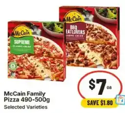 IGA McCain Family Pizza offer