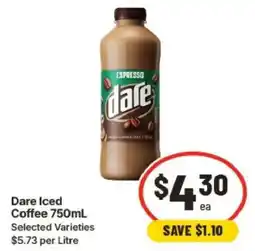 IGA Dare Iced Coffee offer