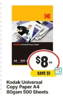 IGA Kodak Universal Copy Paper A4 80gsm offer