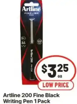 IGA Artline 200 Fine Black Writing Pen offer