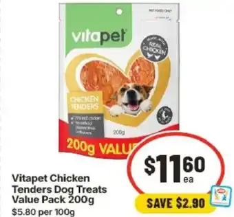 IGA Vitapet Chicken Tenders Dog Treats Value Pack offer