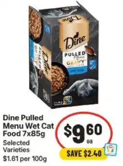 IGA Dine Pulled Menu Wet Cat offer