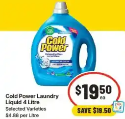 IGA Cold Power Laundry Liquid offer