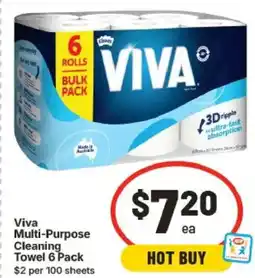 IGA Viva Multi-Purpose Cleaning Towel offer