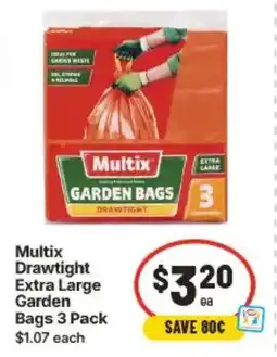 IGA Multix Drawtight Extra Large Garden Bags offer