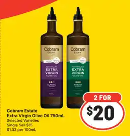 IGA Cobram estate extra virgin olive oil offer