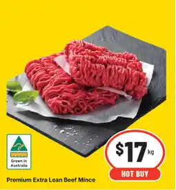 IGA Premium extra lean beef mince offer