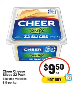 IGA Cheer cheese slices offer