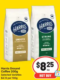 IGA Harris ground coffee offer