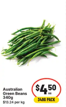 IGA Australian green beans offer