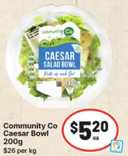 IGA Community co caesar bowl offer