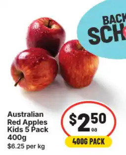 IGA Australian red apples kids offer