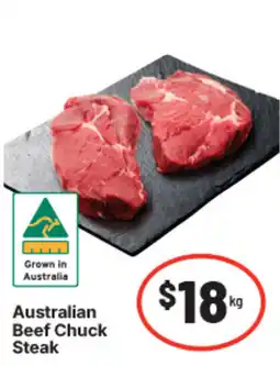 IGA Australian beef chuck steak offer