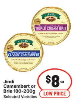 IGA Jindi camembert or brie offer