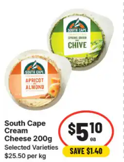 IGA South cape cream cheese offer