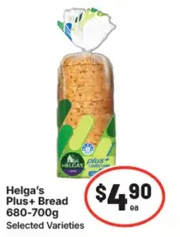 IGA Helga's plus+ bread offer