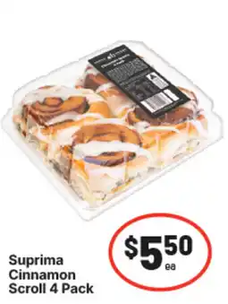 IGA Suprima cinnamon scroll offer