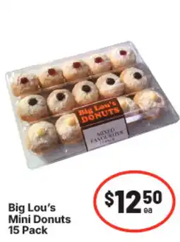 IGA Big lou's mini donuts offer