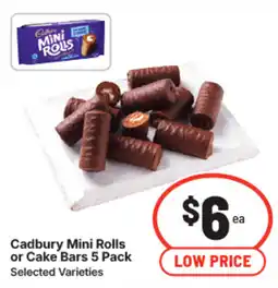IGA Cadbury mini rolls or cake bars offer