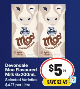 IGA Devondale moo flavoured milk offer