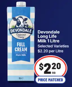 IGA Devondale devondale long life milk offer