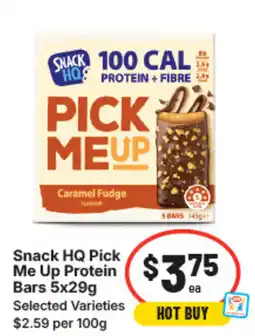 IGA Snack hq pick me up protein bars offer