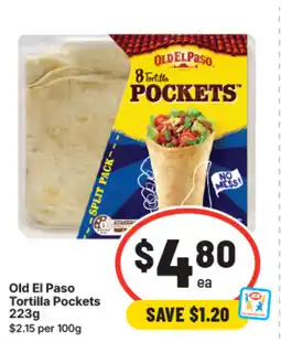 IGA Old el paso tortilla pockets offer