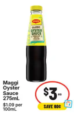 IGA Maggi oyster sauce offer