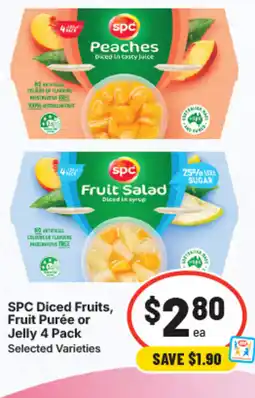 IGA Spc diced fruits, fruit purée or jelly offer