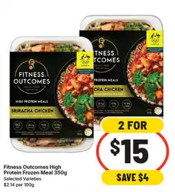 IGA Fitness outcomes high protein frozen meal offer