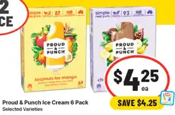 IGA Proud & punch ice cream offer